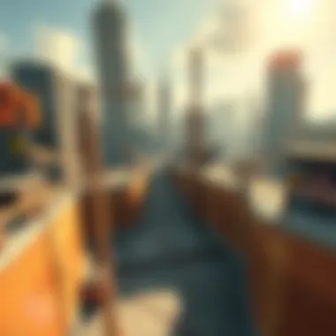 The intricate design of Skate 2's virtual world, emphasizing detail and realism.