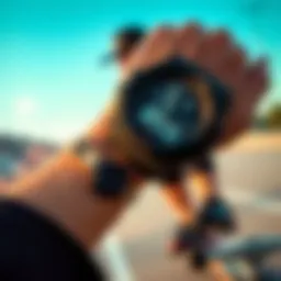 G-Shock Stealth Black watch on wrist