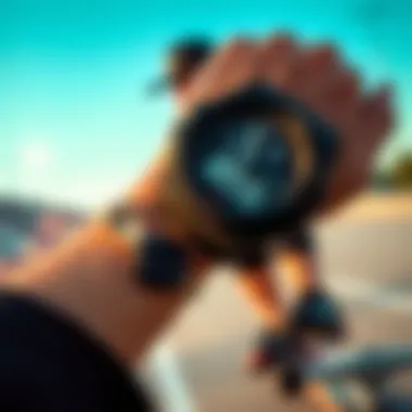 G-Shock Stealth Black watch on wrist