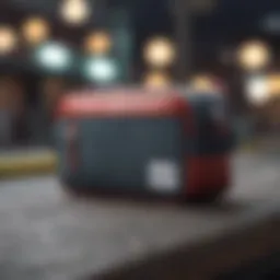 Herschel pouch bag showcasing its sleek design