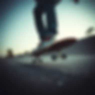 Skateboarding in Nike Gray Skate Shoes Skateboarder performing tricks while wearing Nike gray skate shoes