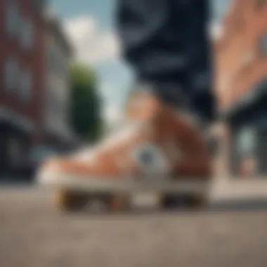 Lifestyle Branding in Skateboarding Culture Skate culture influencers wearing DC shoes leather