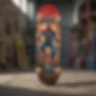 Marvel's Influence on Skateboard Design Skateboard deck featuring Marvel artwork