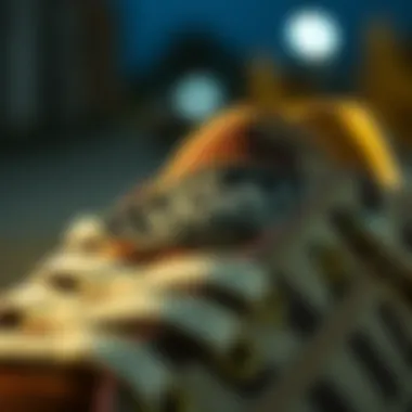 Cultural Significance of Vans A close-up view of the Vans logo on a classic skate shoe, symbolizing its cultural significance.