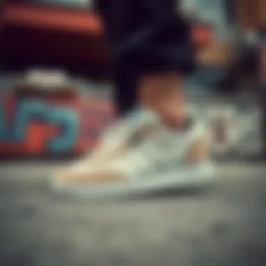 Adidas Spezial in Urban Skateboarding Setting Adidas Spezial sneakers in an urban skateboarding setting