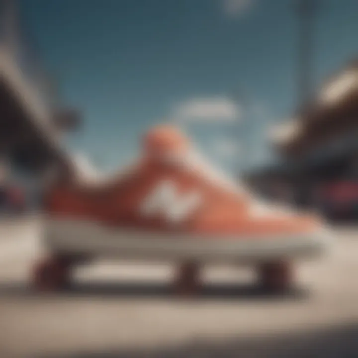 The design elements of New Balance skate shoes focusing on comfort