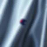A close-up of the Plain Champion Crewneck fabric showcasing its texture