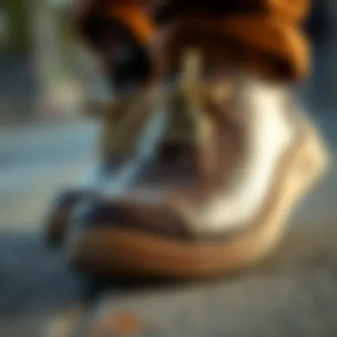 Texture and Material of Slides Shoes A close-up view of the texture and material of slides shoes, highlighting durability and comfort