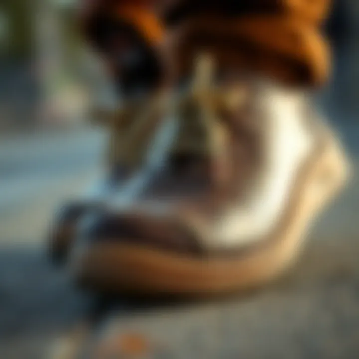 Texture and Material of Slides Shoes A close-up view of the texture and material of slides shoes, highlighting durability and comfort