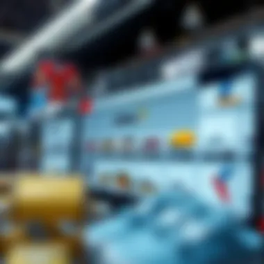 Online Shopping for Slides Shoes An online shopping interface displaying a variety of slides shoes, emphasizing the ease of digital commerce