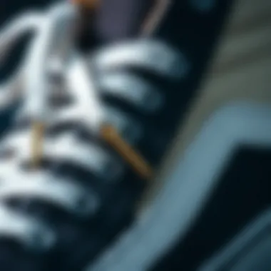 Close-up of Vans High Pro materials and construction