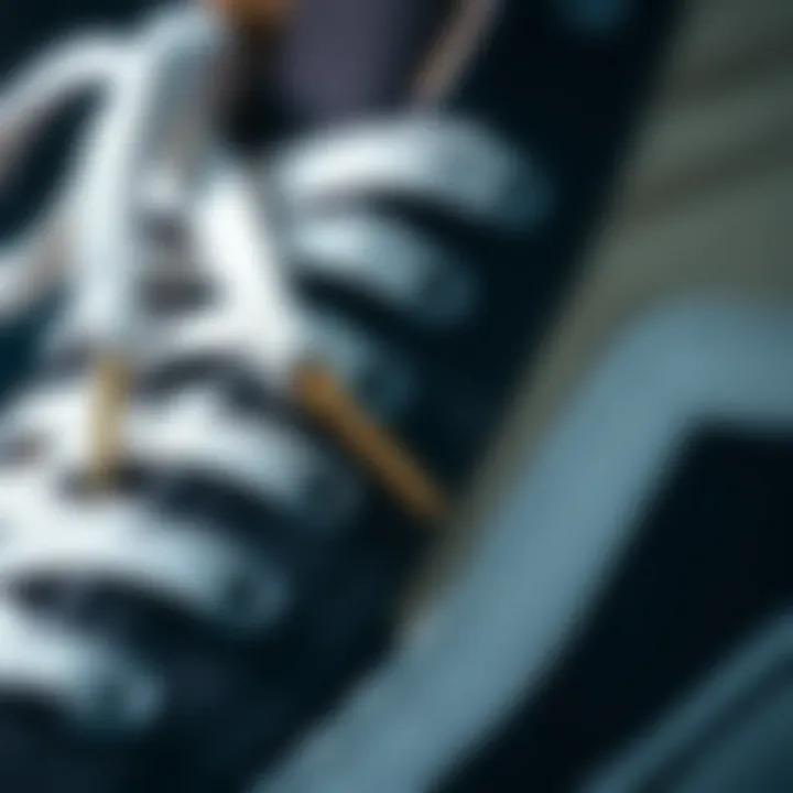 Close-up of Vans High Pro materials and construction