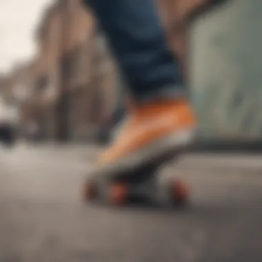 Vans Standard Mid MTE in Urban Skateboarding Vans Standard Mid MTE in an urban skateboarding environment