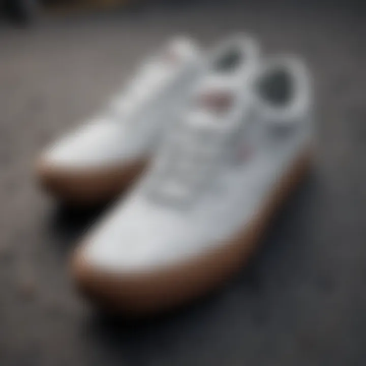 A close-up of the material texture used in Vans UltraRange Gore