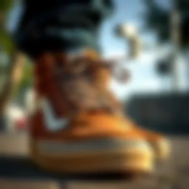 Unique Design Features of Vans Boots Close-up view of Vans boots demonstrating unique design features