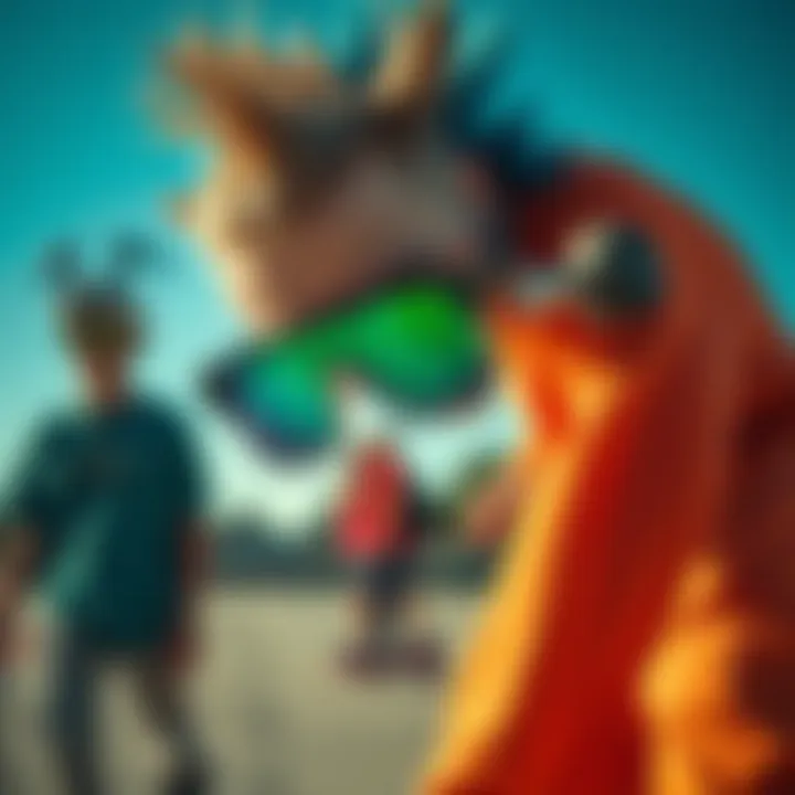 Identity and Expression: Skateboarders with Unique Styles Group of skateboarders showcasing their unique styles