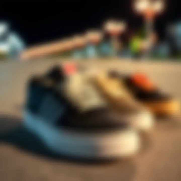 The Evolution of Etnies Footwear Historical evolution of etnies displayed visually