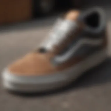 Craftsmanship and Features of Vans Footwear A close-up view of Vans detailing and craftsmanship