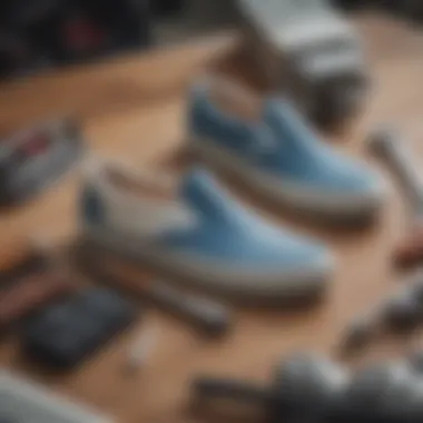 Essential Maintenance Tools for Two Tone Vans Slip-Ons Maintenance tools for caring for two tone Vans slip-ons