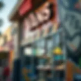 Vans Irvine Spectrum storefront showcasing vibrant skate culture