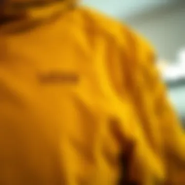 Unmatched Material Quality of the Vans Jacket Detail showing the high-quality material of the Vans jacket