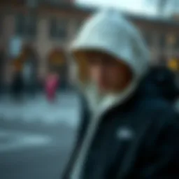 Stylish Vans jacket with hood for skateboard enthusiasts