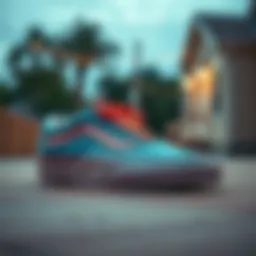 Vans Old Skool Blue Coral showcasing unique design elements