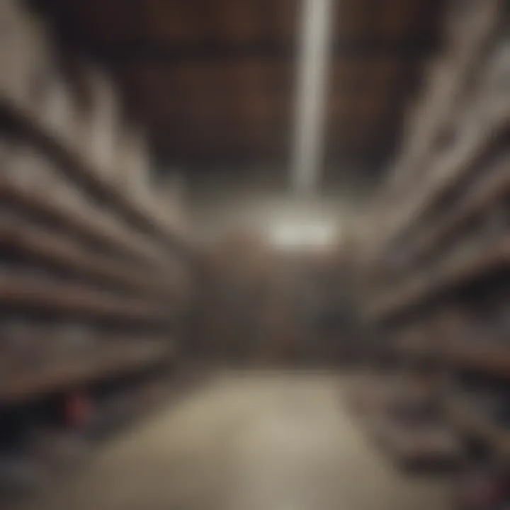 Interior view of Vans Warehouse showcasing skateboarding memorabilia