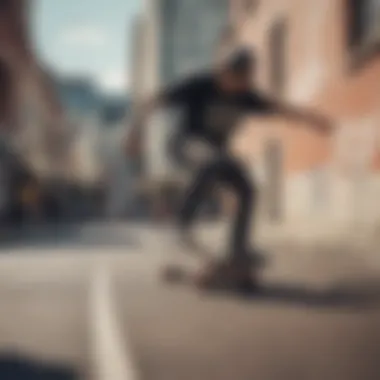 A dynamic WIFA skate session in an urban environment