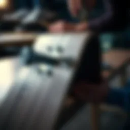 Detailed view of the Globe Nickel Board's construction