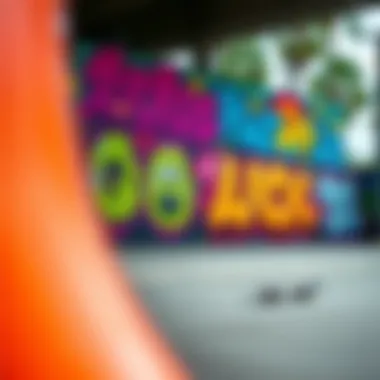 Artistic Expression in Gold Coast Skate Culture Vibrant graffiti art at a Gold Coast skate location