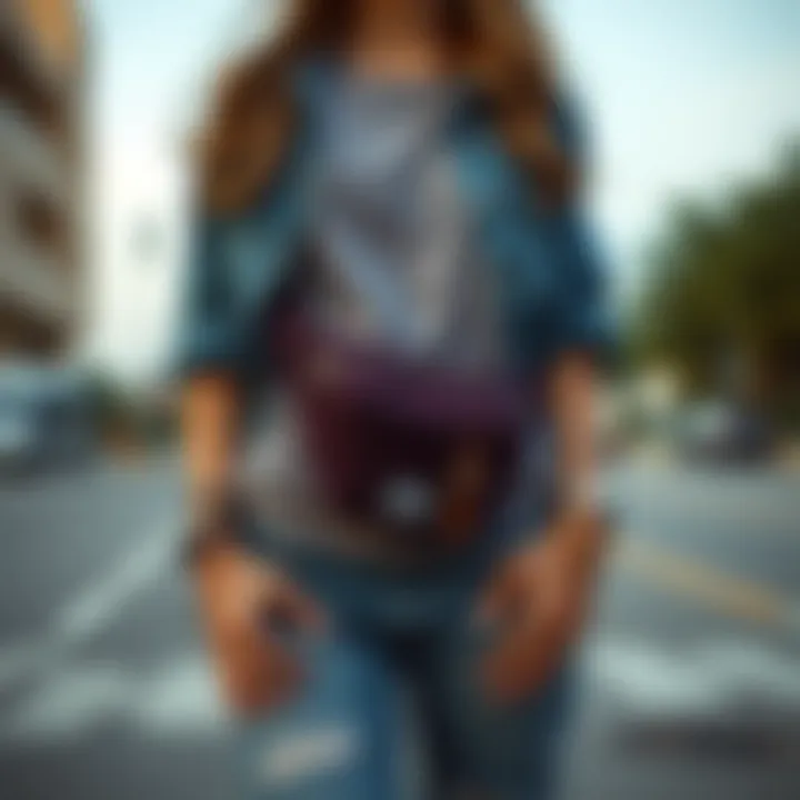 Fashion Integration with Casual Style Stylish fanny pack paired with casual attire