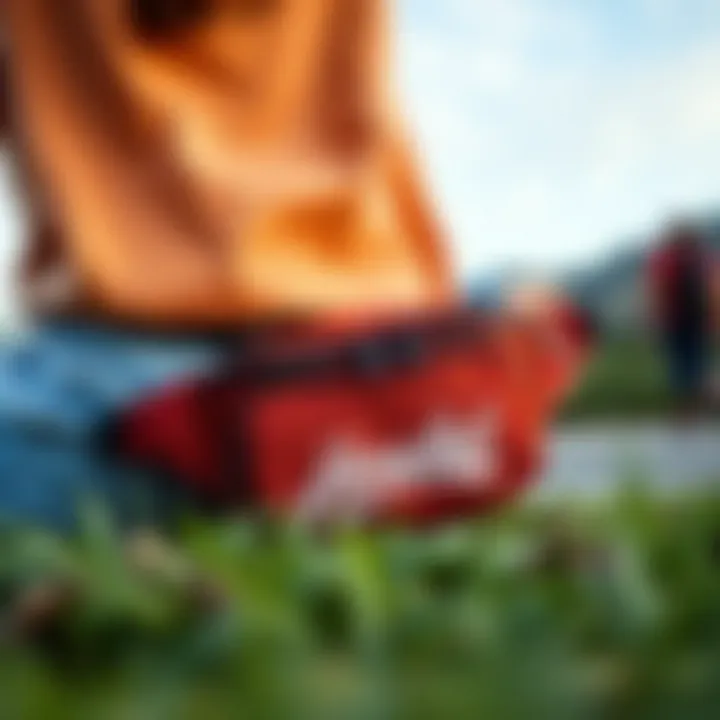 Versatility in Outdoor Activities Herschel fanny pack in various outdoor settings