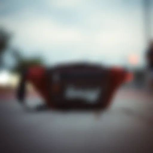 Sleek design of Herschel fanny pack with aesthetic appeal