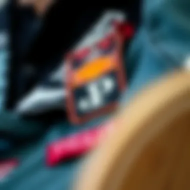 Iconic Skate Brands Iconic skate brands displayed on clothing tags