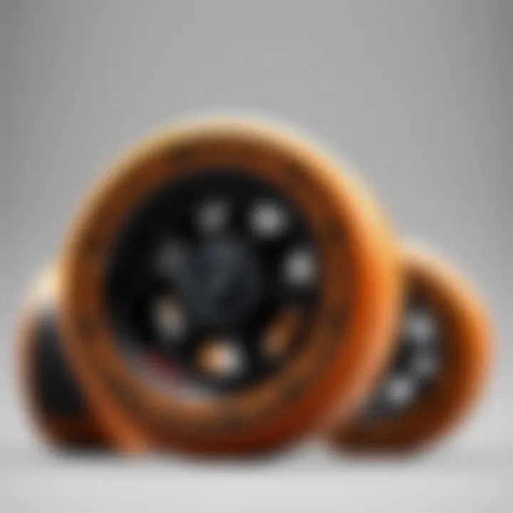 Close-up view of Impala quad wheels showcasing unique design elements