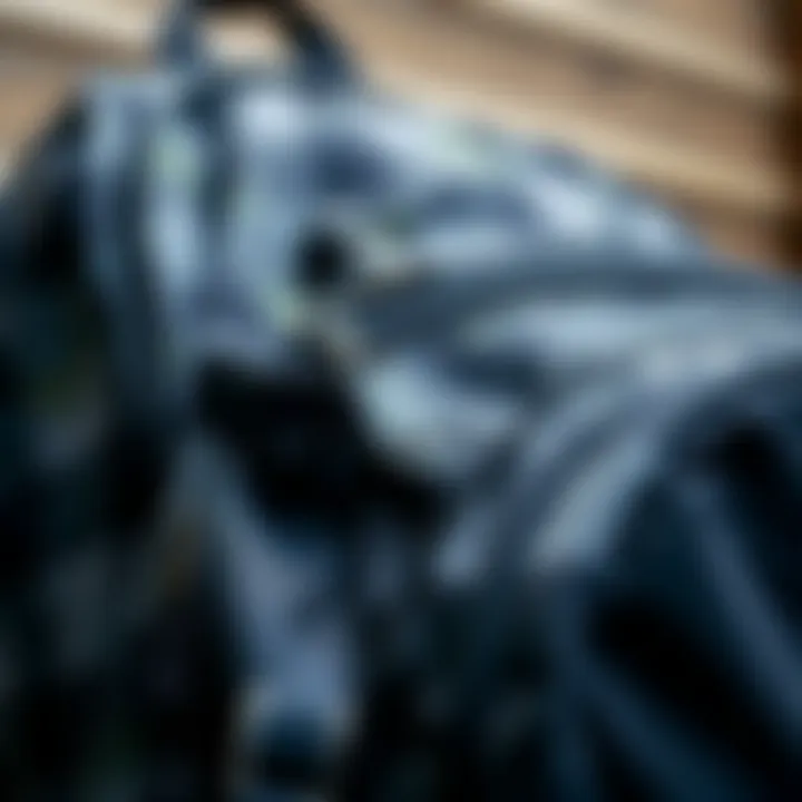 Innovative Design Features A close-up of the JanSport pack's innovative design features showcasing durability and functionality.