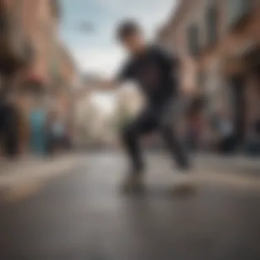 Skateboard enthusiasts using Krown skateboards in a community setting