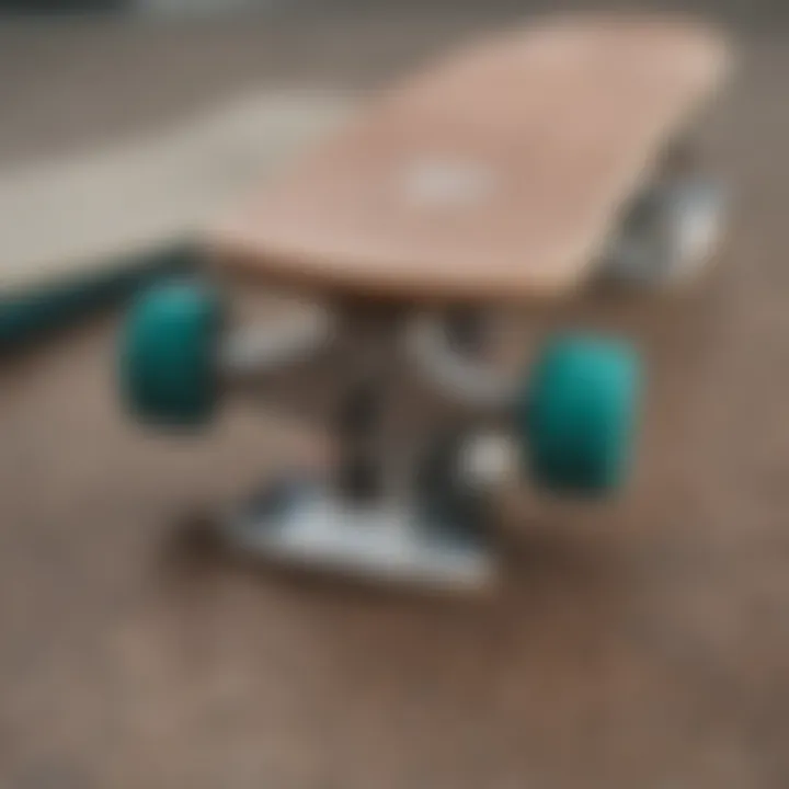 A close-up of high-quality materials used in Krown skateboards