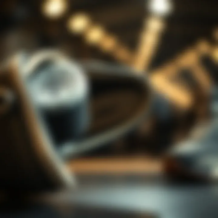 Cushioning and Support Features Inside view of Lakai Manchester showcasing cushioning and support