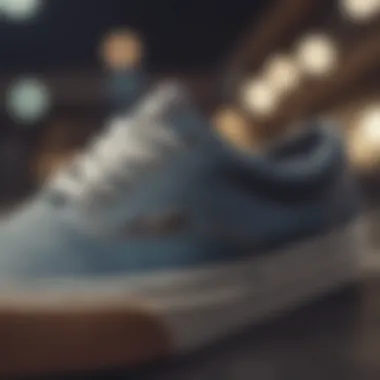 A close-up of Vans shoes showcasing design and quality