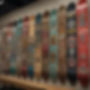 Celebrating Heritage: Iconic Powell Peralta Skateboard Decks A display of iconic Powell Peralta skateboard decks lined up on the wall