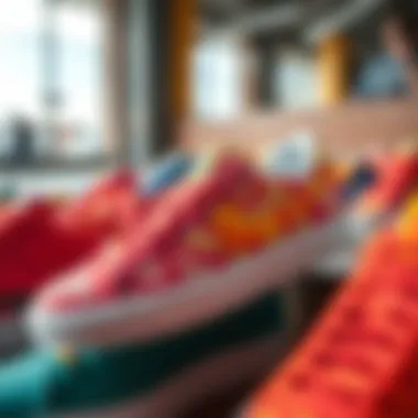 Vibrant Color Schemes of Nike Blazers A vibrant display of various Nike Blazers color schemes and patterns.