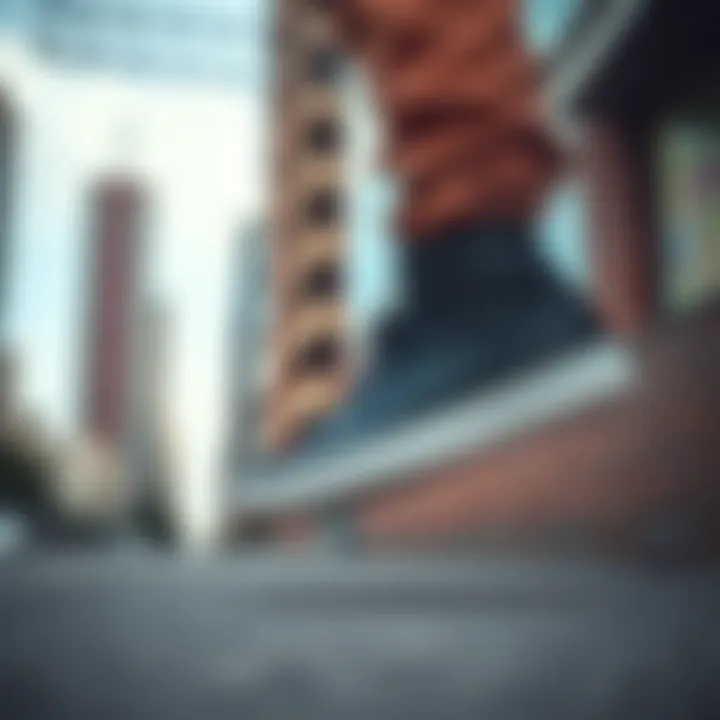 Urban Street Style with Nike Hightop Black Urban landscape featuring Nike Hightop Black in a street style setting