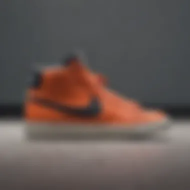 Side profile of the Nike Zoom Blazer Mid Premium highlighting its performance features