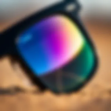 Sapphire Prizm Lens Clarity Close-up of the Sapphire Prizm lens showcasing clarity and color enhancement.