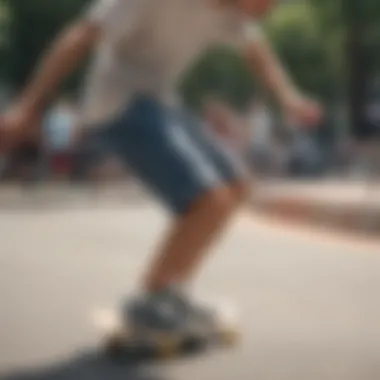 Performance features of modern sweat shorts for skateboarders