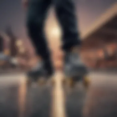 Recreational vs Competitive Skating Visual representation of recreational vs competitive skating