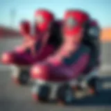 Dynamic display of Size 11 Heelys showcasing unique design elements