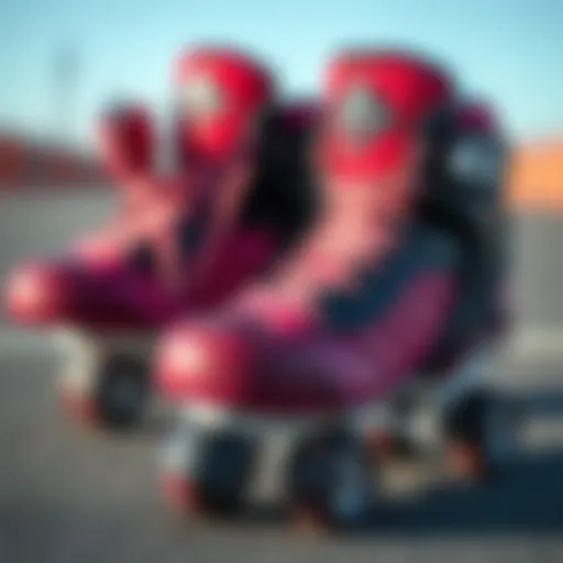 Dynamic display of Size 11 Heelys showcasing unique design elements